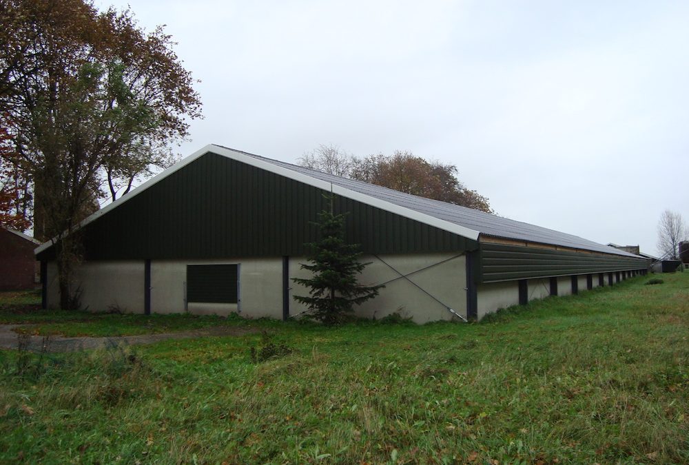 Herbouw stal 16x50m Hoornsterzwaag